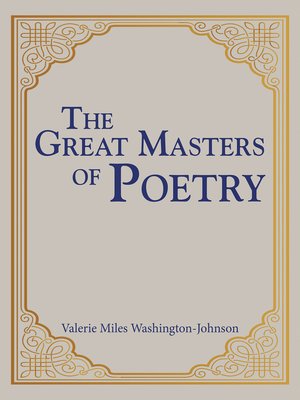 cover image of The Great Masters of Poetry
